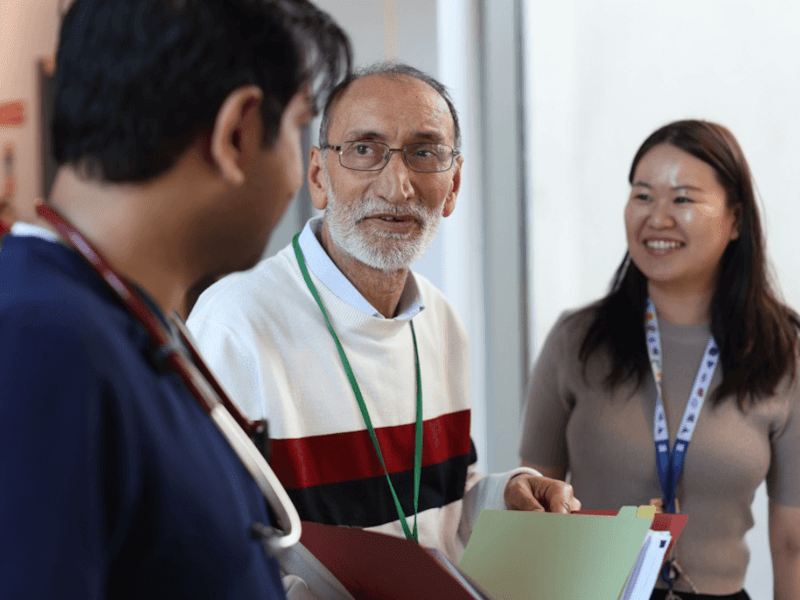 Trainer and trainees at University Hospital Limerick